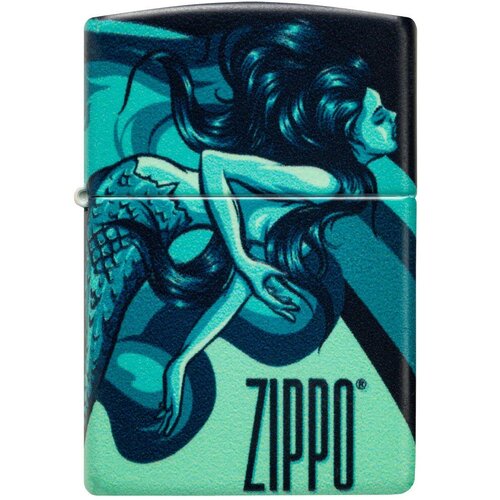    ZIPPO Classic 48605 Mermaid Design   540 Matte -  9190