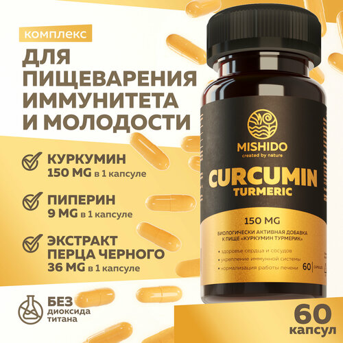   MISHIDO CURCUMIN TURMERIC 60        600