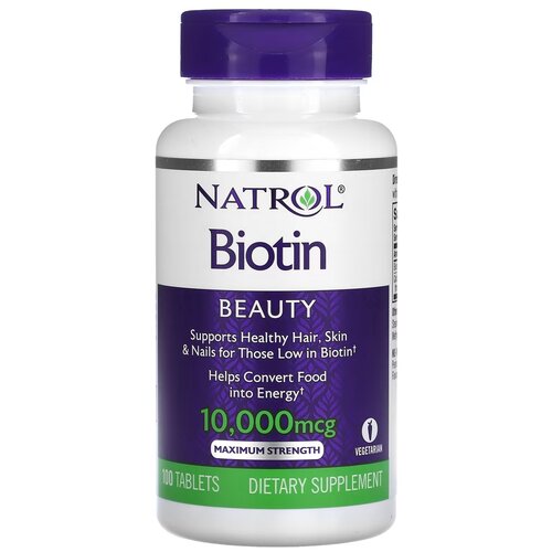  Natrol Biotin 10000 , 80 , 10000 , 100 . 3345