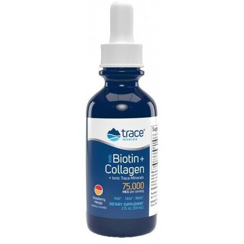 Trace Minerals Liquid Ionic Biotin+Collagen 59 2060