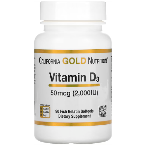  California Gold Nutrition Vitamin D3, 100 , 2000 ME, 90 . 915