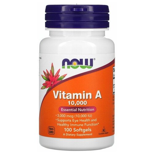 NOW Foods Vitamin A 10 000 IU 100 , ,    901 