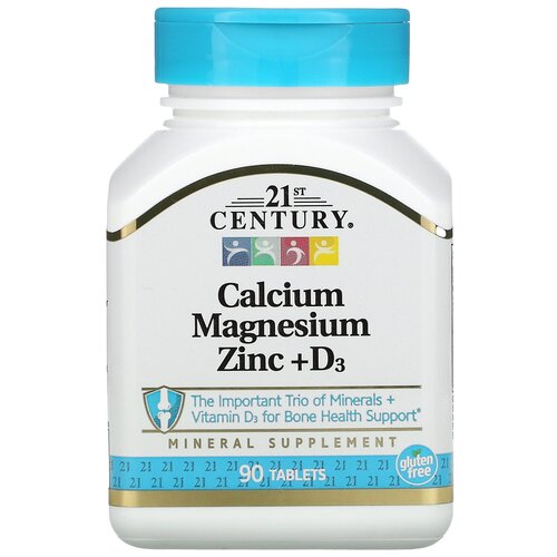 Calcium Magnesium Zinc + D3 ., 160 , 100 , 90 . 991