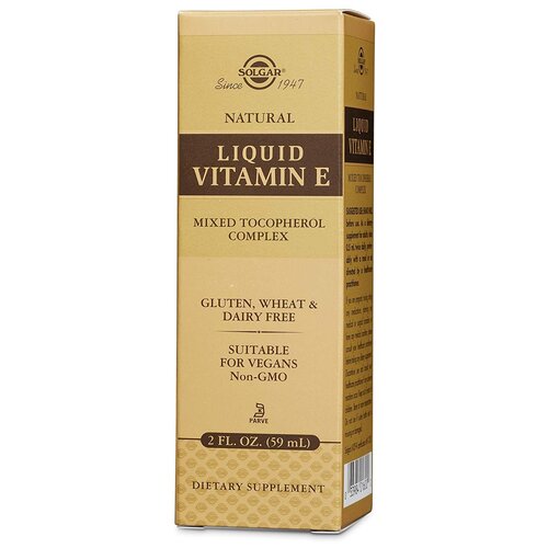 Solgar Liquid Vitamin E ., 59 , 110  1876