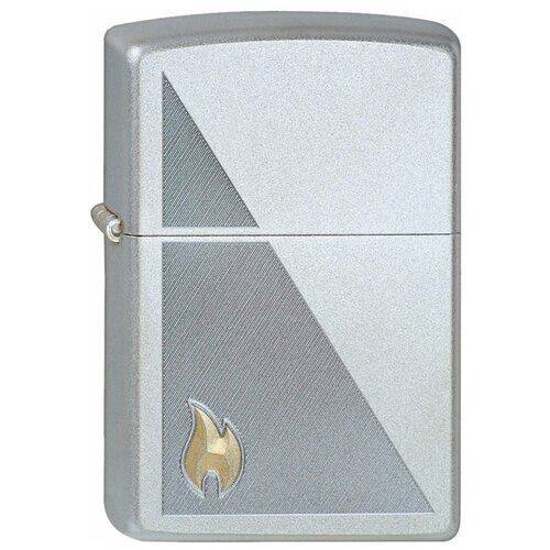    ZIPPO Classic 205 Zippo Flame   Satin Chrome 4980