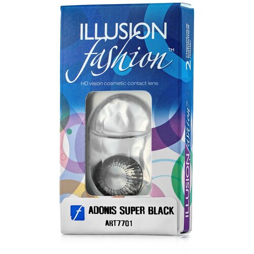   ILLUSION Fashion Adonis, 2 ., R 8,6, D -1, superblack 990