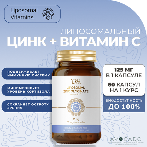 Liposomal Vitamins   +   / Liposomal Zinc Glycinate + Vitamin C, 60  2800