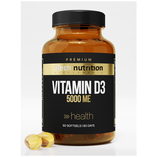 Premium Vitamin D3, 5000 , 0.7 , 60 . 581