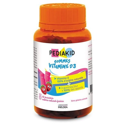 PEDIAKID Gommes Vitamine D3 . ., 1 , 60 .,  2755