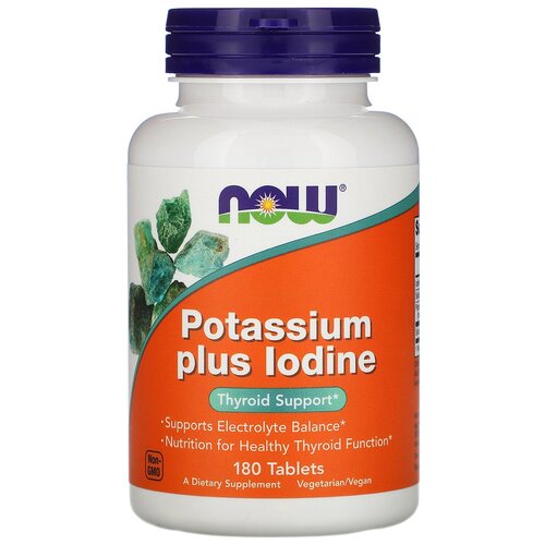  NOW Potassium Plus Iodine, 90 , 100 , 180 . 2590