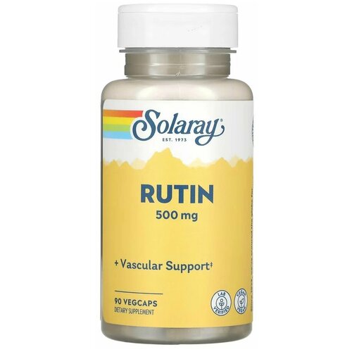 Solaray, Rutin, , 500 , 90   8760