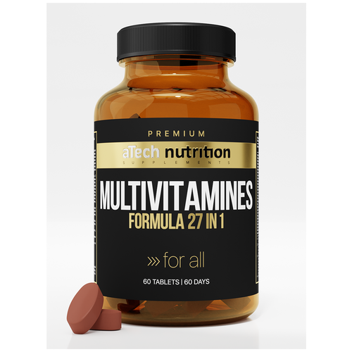  aTech Nutrition Premium Multivitamines Formula 27 in 1, 1.4 , 60 ., ,    662 