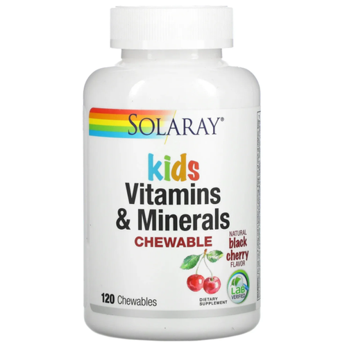  Solaray Kids Vitamins & Minerals Chewable (   ) 120   (Solaray) 2790