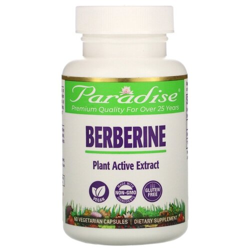  Paradise Herbs Berberine, 60 , 60 . 3203