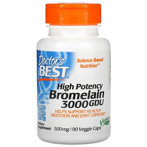 Doctor's Best High Potency Bromelain 3000 GDU 90 ��. 80 � 1 ��. ����������, ����, ������ ������ �� 27467 ���