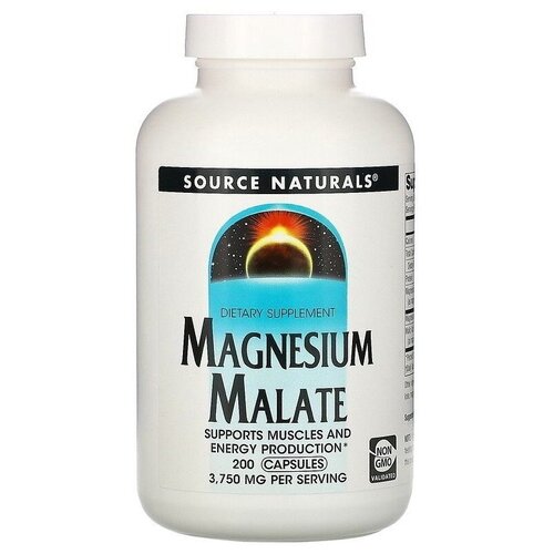 Source Naturals Magnesium Malate 200  (Source Naturals) 3300