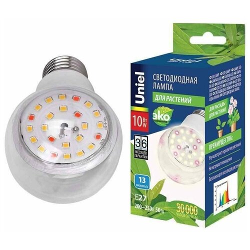     Uniel E27 10W  LED-A60-10W/SPFB/E27/CL PLP30WH UL-00007404, ,    820 