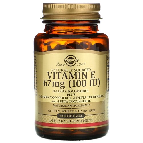 Solgar Vitamin E ., 100 , 270 , 100 . 1868