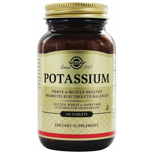 Solgar Potassium ., 1070 , 200 , 100 . 1869