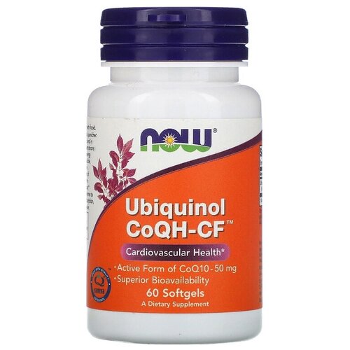  NOW Ubiquinol CoQH-CF, 50 , 60 ., ,    4060 