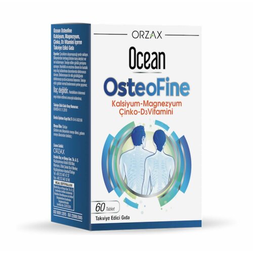 ORZAX OCEAN OSTEOFINE 60 TABLETS;  (, , ,  D3) 60  917