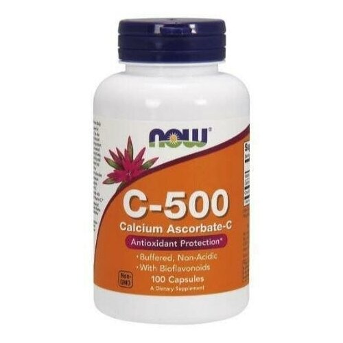 NOW C-500 Calcium Ascorbate 100 vcaps, ,    6500 