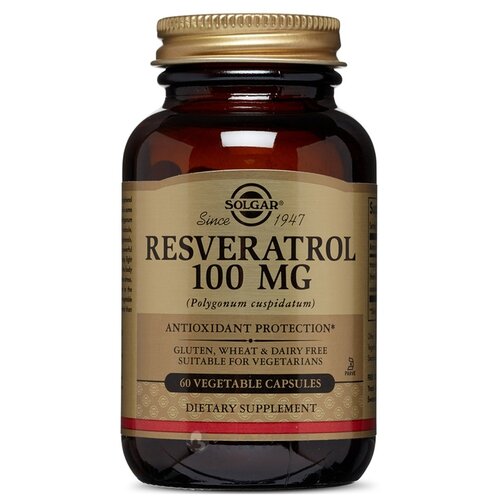 Solgar Resveratrol ., 100 , 300 , 60 . 2435