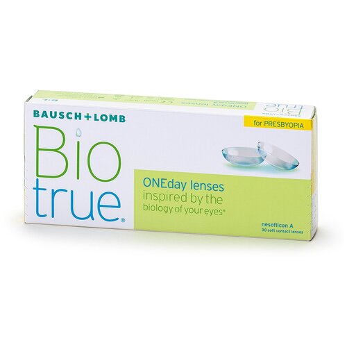   Bausch & Lomb Biotrue Oneday for presbyopia, 30 ., R 8,6, D 0, ADD:  2310