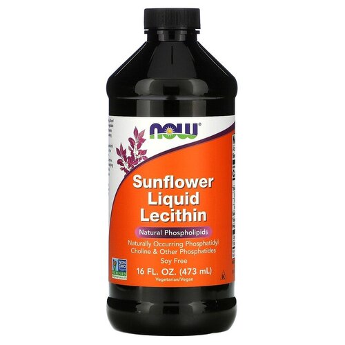  NOW Sunflower Liquid Lecithin, 150 , 473  3780