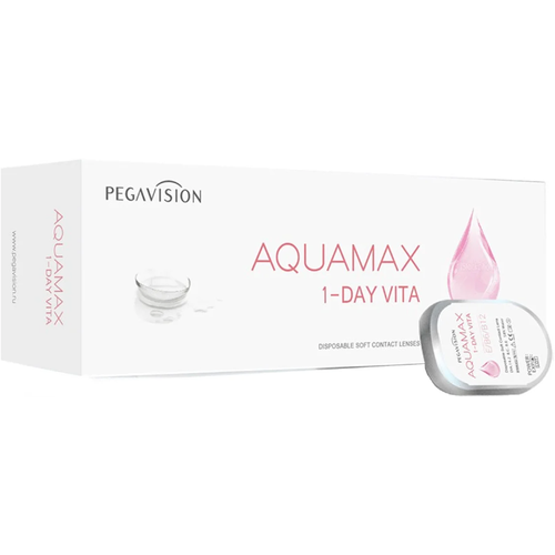   Pegavision Aquamax 1 Day Vita, 30 ., R 8,6, D -1,25, , 1 . 1660