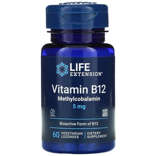  Life Extension Vitamin B12 Bioactive form, 100 , 5 , 60 ., ,    3948 