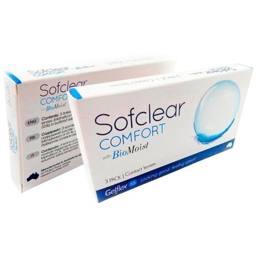   Gelflex Sofclear Comfort with BioMoist, 3 ., R 8,6, D -11,5 1130