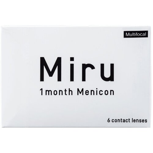   Menicon Miru 1month Multifocal, 6 ., R 8,6, D +4, ADD: , , 1 . 4800