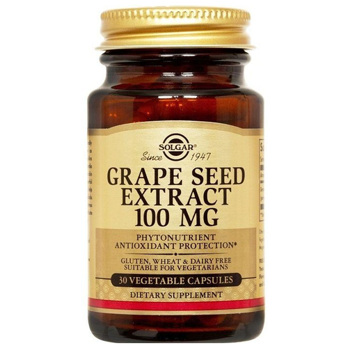 Solgar Grape Seed Extract ., 100 , 150 , 30 . 2456