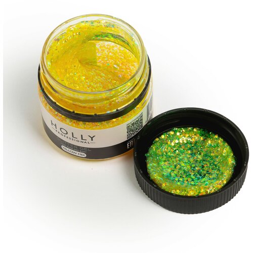 Holly Professional   , ,    Glitter Gel Yellow Mix 550