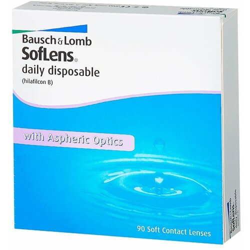   Bausch & Lomb Soflens Daily Disposable, 90 ., R 8,6, D -8 3092