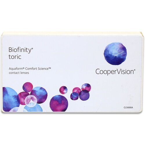   CooperVision Biofinity Toric., 3 ., R 8,7, D -3,CYL:-1,75,A:170, , 1 . 2490