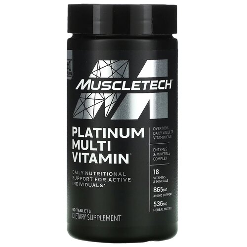 MuscleTech Platinum Multivitamin, 100 , 90 ., ,    2199 