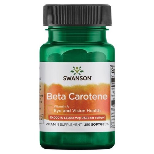 Beta Carotene, 10000 , 60 , 250 . 1300