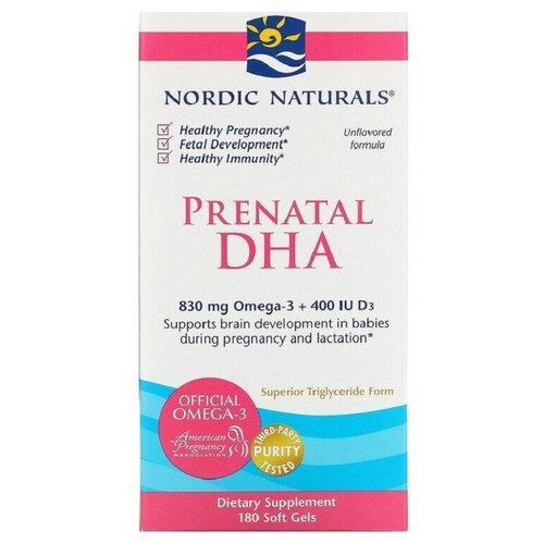 Nordic Naturals Prenatal DHA 180  (Nordic Naturals) 8600