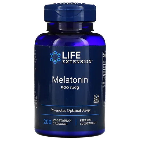  Life Extension Melatonin, 500 , 200 . 2374