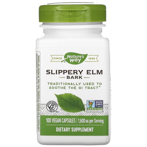  Nature's Way Slippery Elm Bark, 110 , 100 . 2156