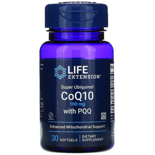  Life Extension Super Ubiquinol CoQ10 with PQQ, 50 , 100 , 30 . 6890