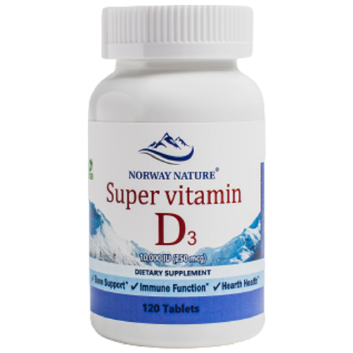  D Norway Nature Super Vitamin D3 10000IU 120 . 1134