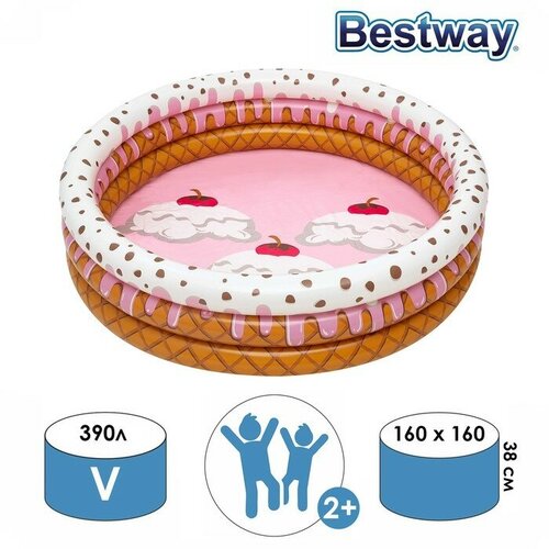   Sundae Funday, 160 x 160  38 , 51144 Bestway 2186