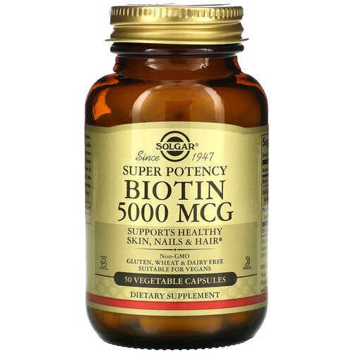  SOLGAR Biotin, 200 , 5000 , 50 . 2058