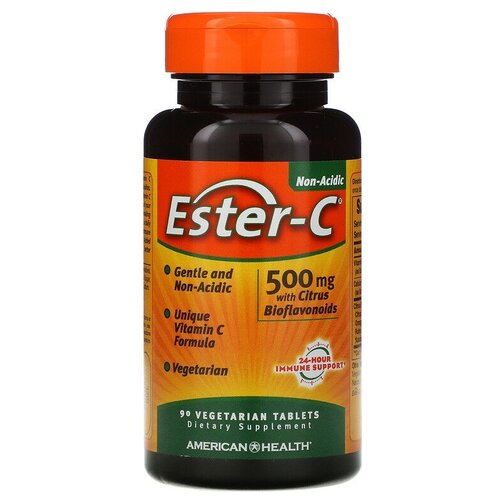  AMERICAN HEALTH Ester-C with Citrus Bioflavonoids, 100 , 500 , 90 . 4350