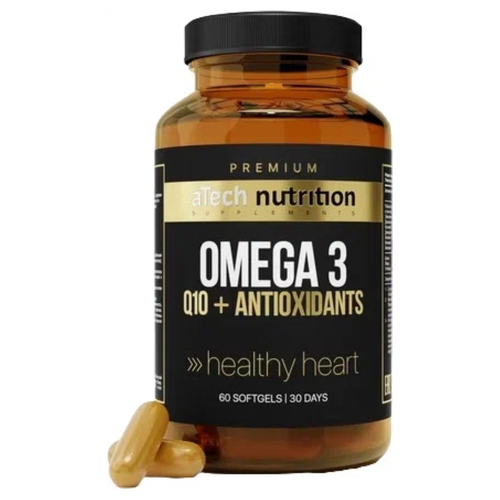 Omega 3 + Q10     aTech Nutrition Premium 60  823