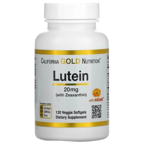  California Gold Nutrition Lutein with Zeaxanthin, 80 , 20 , 120 ., ,    3199 