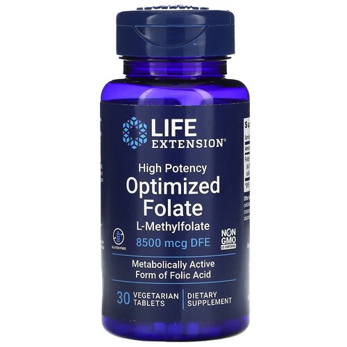  Life Extension Optimized Folate, 50 , 30 . 1789